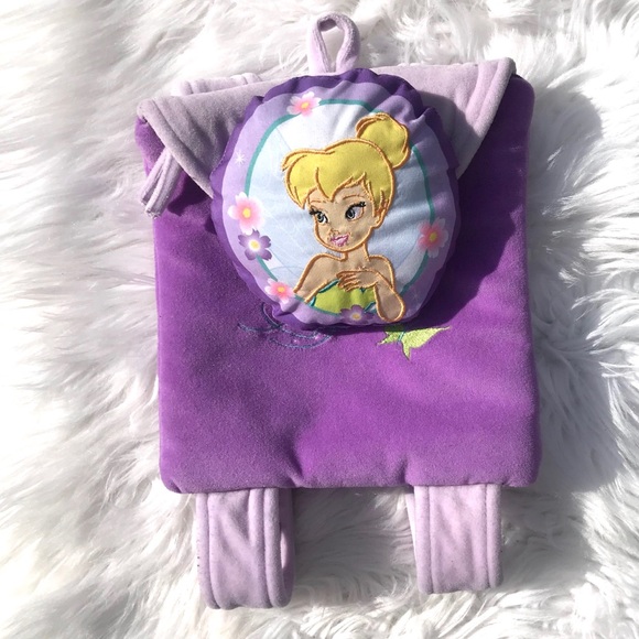 Disney Tinker Bell Cute Soft Purple Mini Backpack - Picture 1 of 7